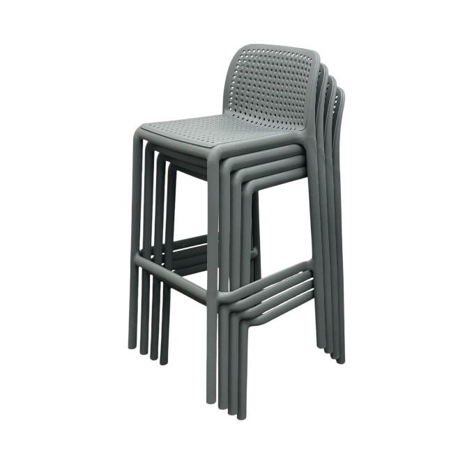 Grey Stacking Bar Stools Grey Stacking Bar Stools