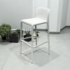 White Stacking Bar Stools White Stacking Bar Stools - BE Furniture Sales