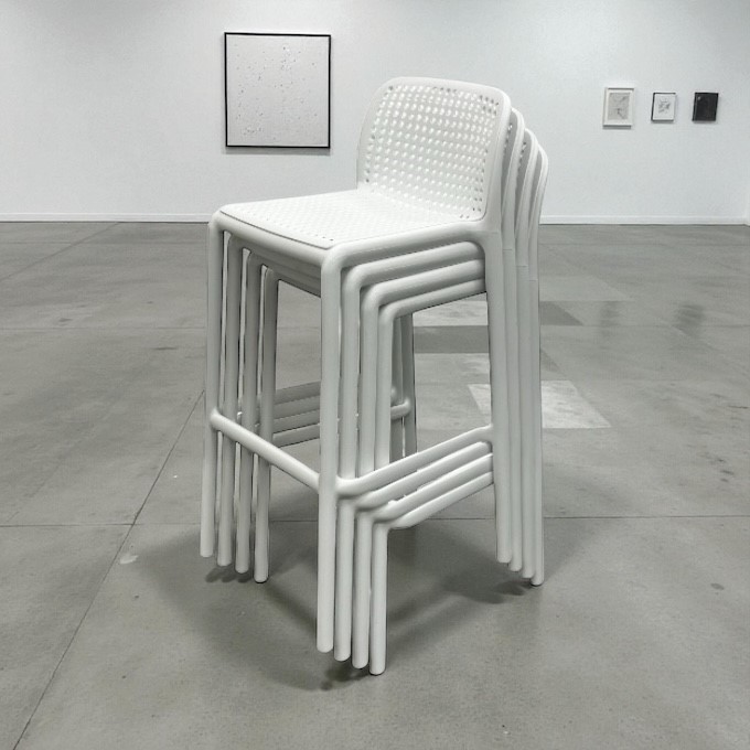 White Stacking Bar Stools White Stacking Bar Stools