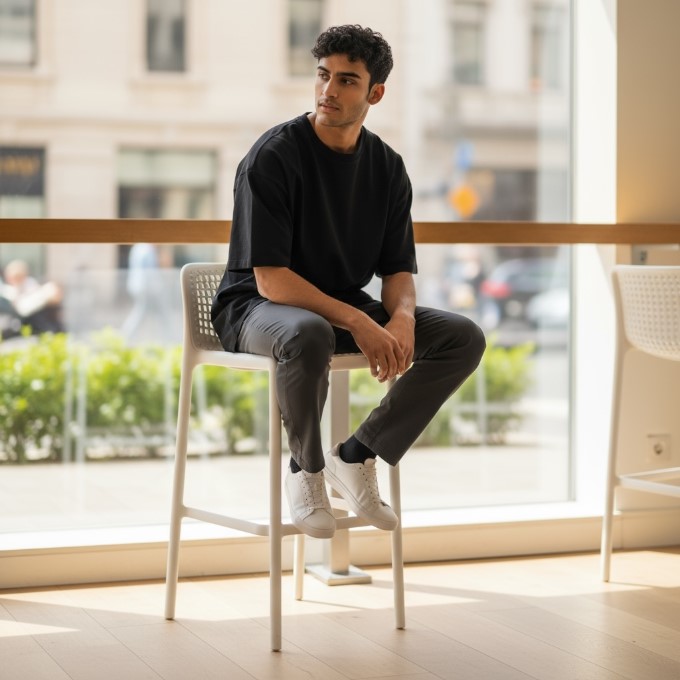 White Stacking Bar Stools White Stacking Bar Stools