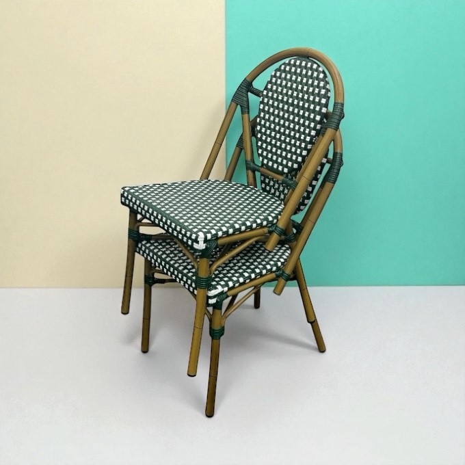 Green Paris Bistro Chairs Green Paris Bistro Chairs