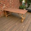 Wooden Rustic Trestle Table Wooden Rustic Trestle Table - BE Furniture Sales