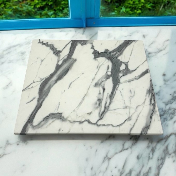 White Marble Table Tops - BE Furniture Sales