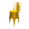 Yellow Metal Tolix Chairs Yellow Metal Tolix Chairs