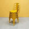 Yellow Metal Tolix Chairs Yellow Metal Tolix Chairs