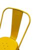 Yellow Metal Tolix Chairs Yellow Metal Tolix Chairs