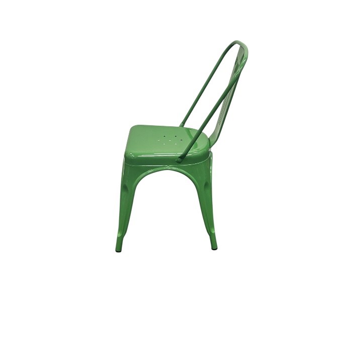 Green Metal Tolix Chairs Green Metal Tolix Chairs