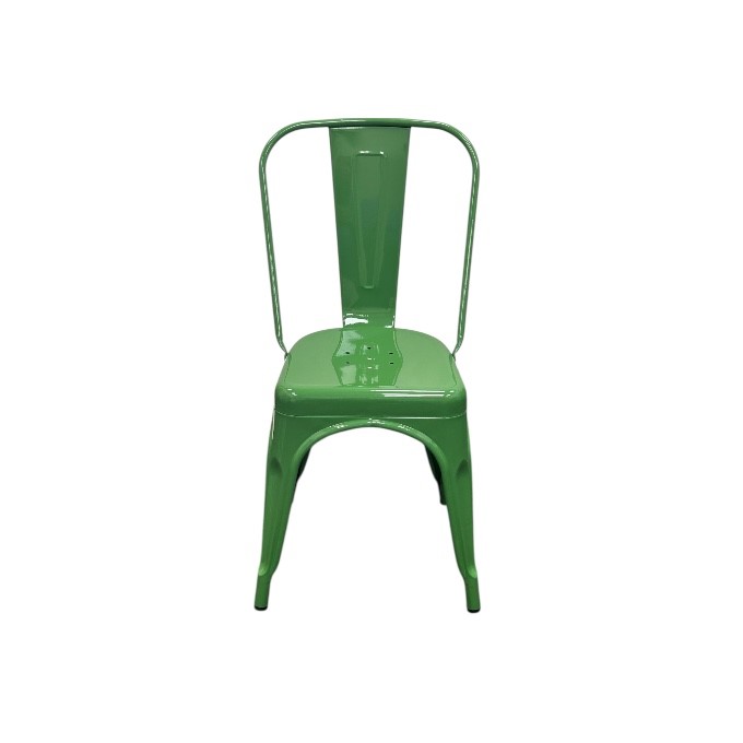 Green Metal Tolix Chairs Green Metal Tolix Chairs