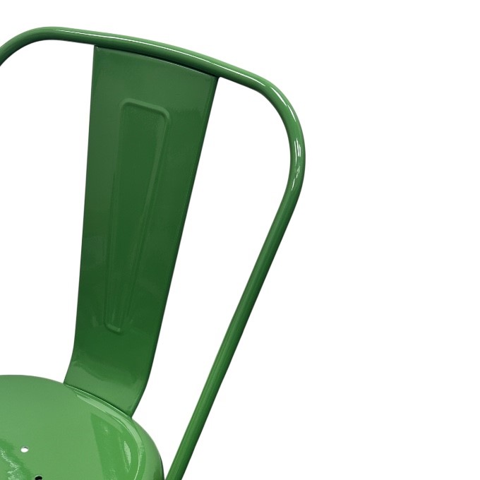 Green Metal Tolix Chairs Green Metal Tolix Chairs