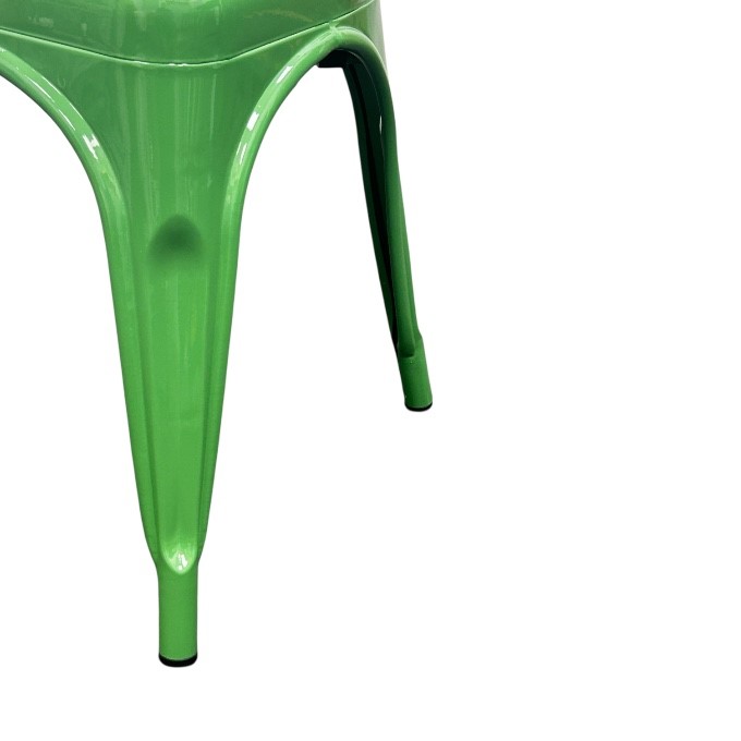 Green Metal Tolix Chairs Green Metal Tolix Chairs