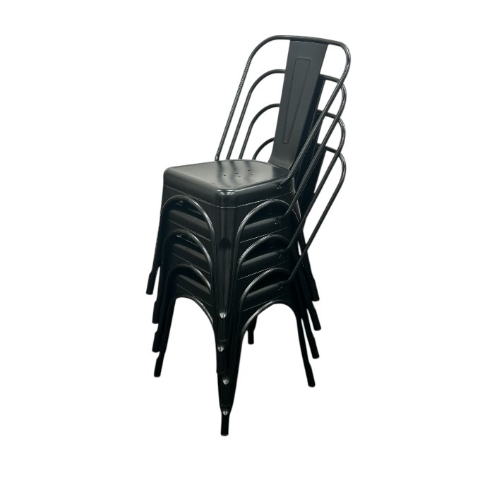 Matt Black Tolix Chairs