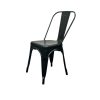 Matt Black Tolix Chairs Matt Black Tolix Chairs