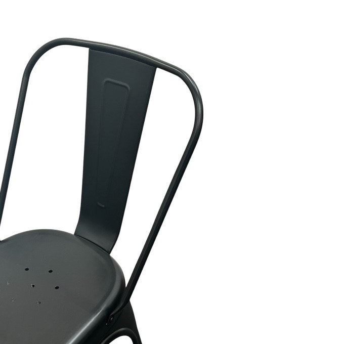 Matt Black Tolix Chairs
