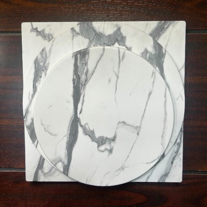 White Marble Table Tops - BE Furniture Sales