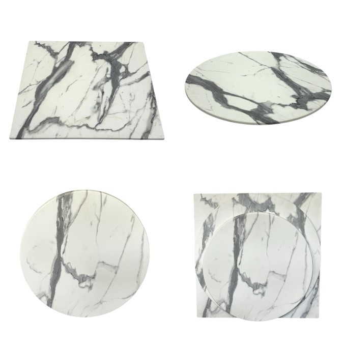 White Marble Table Tops
