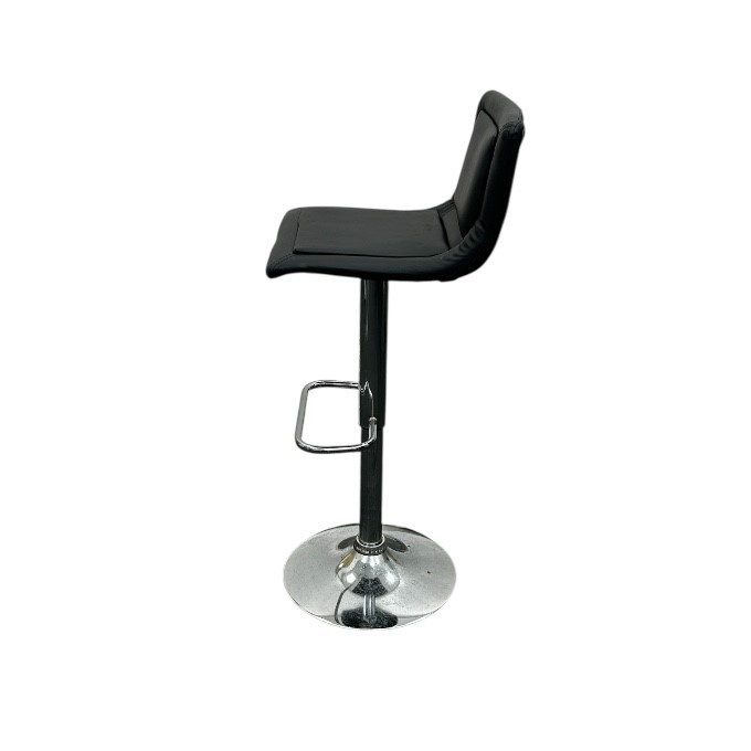 Black Leather High Stools