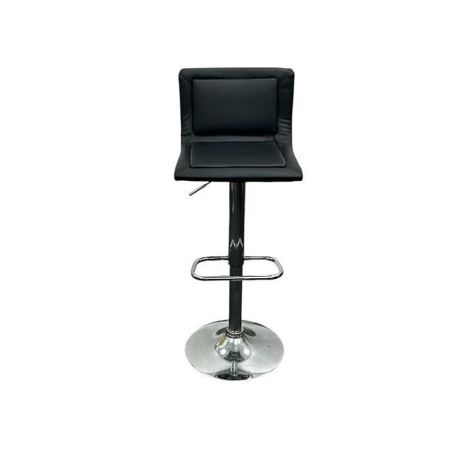 Black Leather High Stools