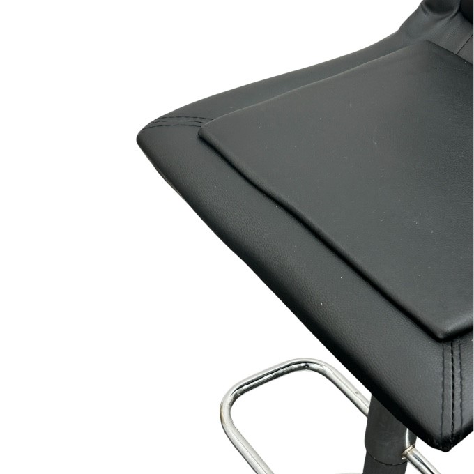 Black Leather High Stools