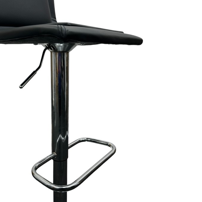 Black Leather High Stools