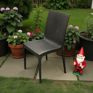 Dark Brown Rattan Chair - BE Furniture Sales