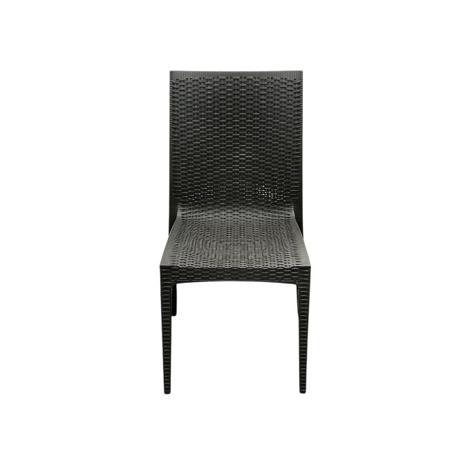 Dark Brown Rattan Chair