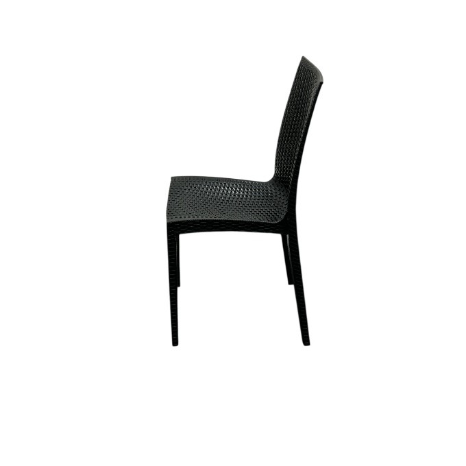 Black Rattan Garden Chairs