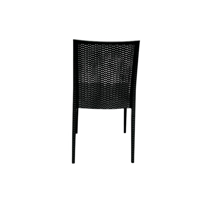 Black Rattan Garden Chairs