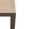 Brown Wicker Garden Table Brown Wicker Garden Table