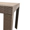 Brown Wicker Garden Table Brown Wicker Garden Table