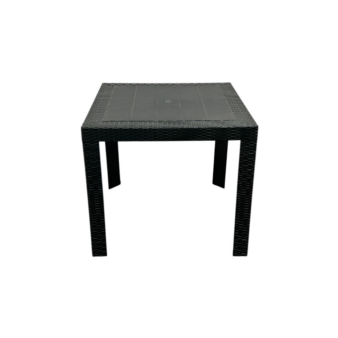 Black Rattan Garden Table Black Rattan Garden Table