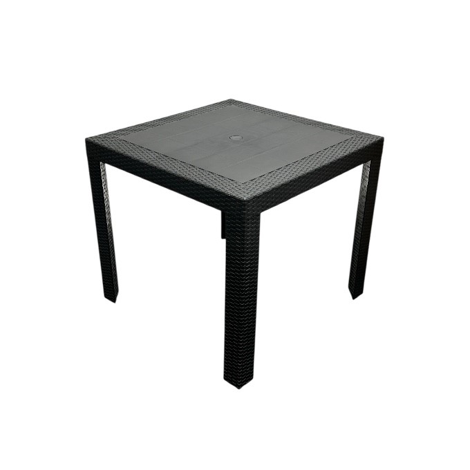 Black Rattan Garden Table Black Rattan Garden Table