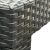 Black Rattan Garden Table Black Rattan Garden Table
