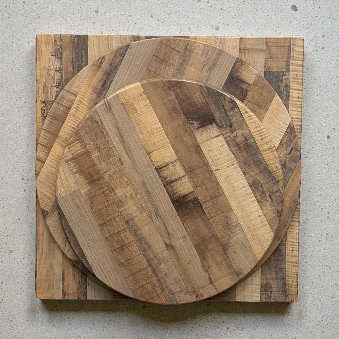 Rustic Maple Table Tops - BE Furniture Sales