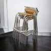 Ash Aluminium Stacking Bar Stools Ash Aluminium Stacking Bar Stools