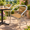Ash Aluminium Stacking Chair Ash Aluminium Stacking Chair - BE Furniture Sales