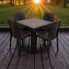 Black Rattan Garden Furniture Set Black Rattan Garden Furniture Set - BE Furniture Sales