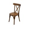 Dark Cross Back Wooden Chairs Dark Cross Back Wooden Chairs