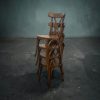 Dark Cross Back Wooden Chairs Dark Cross Back Wooden Chairs