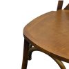 Dark Cross Back Wooden Chairs Dark Cross Back Wooden Chairs