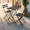 Sabbath Black 3-Piece Bistro Set Sabbath Black 3-Piece Bistro Set