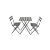 Sabbath Black 3-Piece Bistro Set Sabbath Black 3-Piece Bistro Set