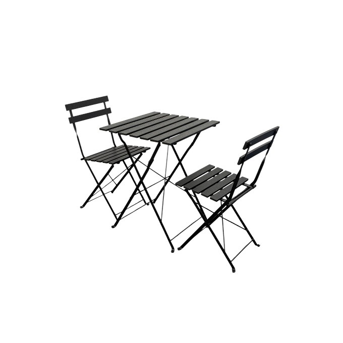 Sabbath Black 3-Piece Bistro Set Sabbath Black 3-Piece Bistro Set