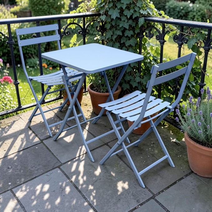Sienna 3-Piece Folding Bistro Set Sienna 3-Piece Folding Bistro Set