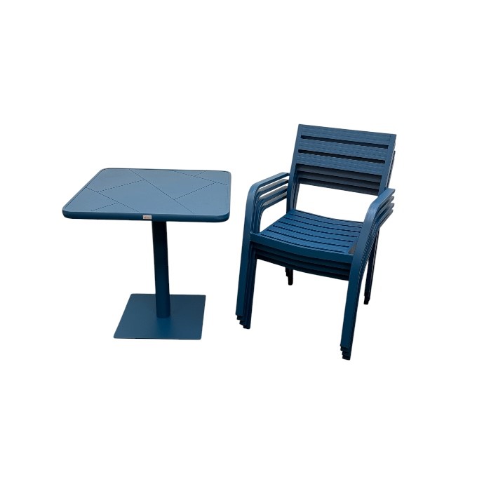Solana Bistro Range Furniture Sets - Neptune Blue Solana Bistro Range Furniture Sets - Neptune Blue