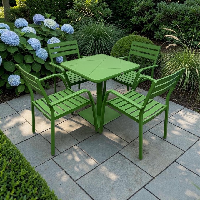 Solana Bistro Range Furniture Sets - Fern Green Solana Bistro Range Furniture Sets - Fern Green