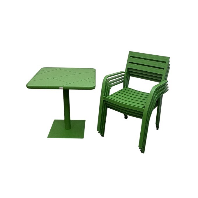 Solana Bistro Range Furniture Sets - Fern Green Solana Bistro Range Furniture Sets - Fern Green