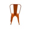 Orange Industrial Tolix Chair Orange Industrial Tolix Chair