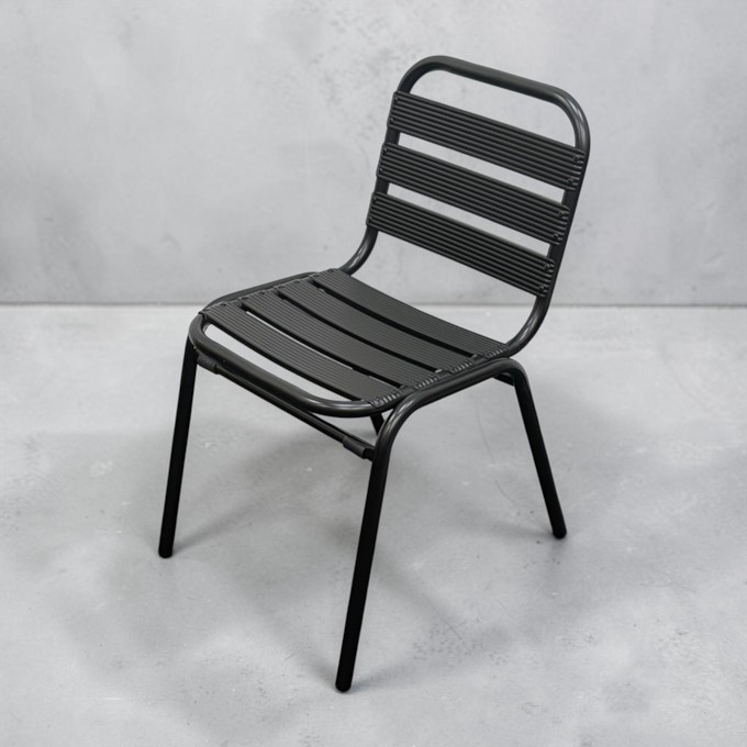 Metal Stacking Bistro Chair