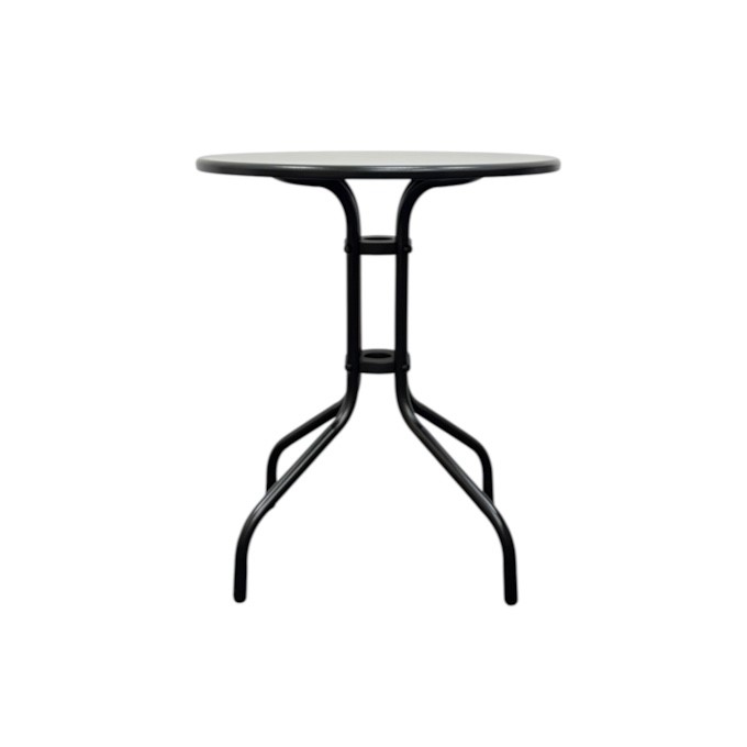 Black Steel Bistro Table Black Steel Bistro Table