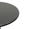 Black Steel Bistro Table Black Steel Bistro Table